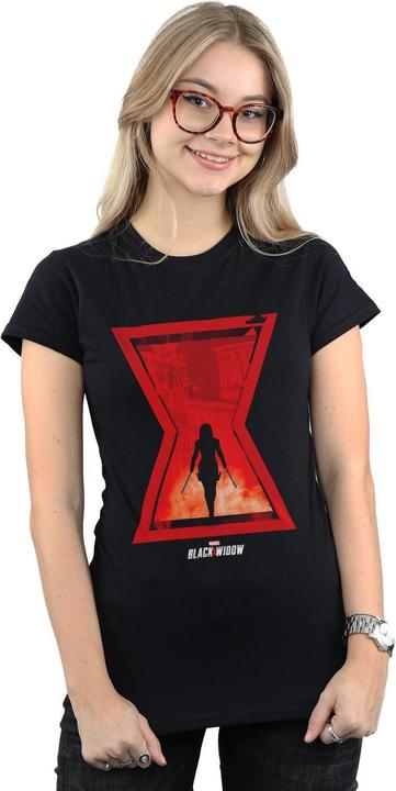 Produktbild Black Widow Film Ikone Silhouette Baumwolle TShirt (S)
