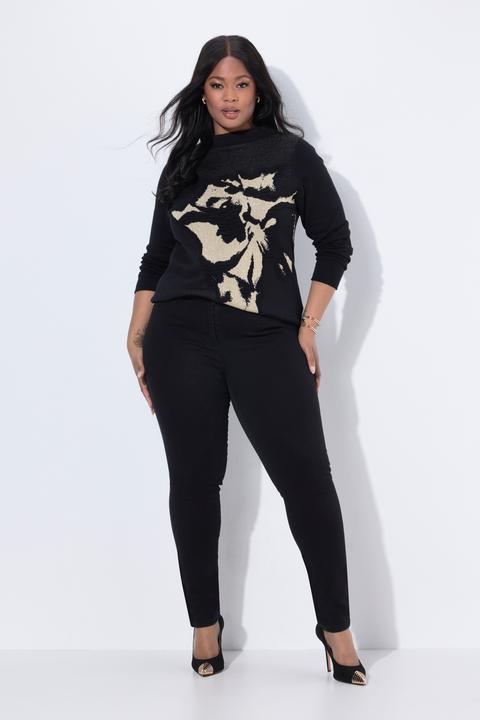 Produktbild Ulla Popken Jeggings Sarah, schmales Bein, Elastikbund, Stretch (54)