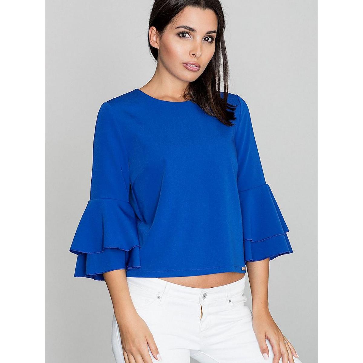 Figl, Damen, Bluse, Bluse, Blau, (M)