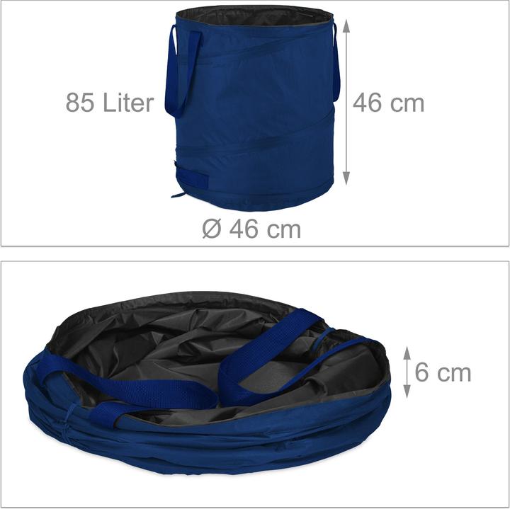 Produktbild Relaxdays 3x Laubsack (85 l)