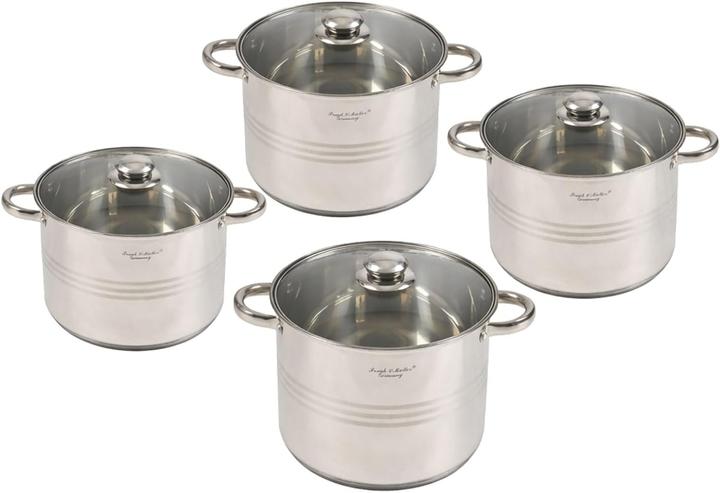 Actual product image Hooz Edelstahl Kochtopf-Set (Pan set + pot set, Stainless steel)