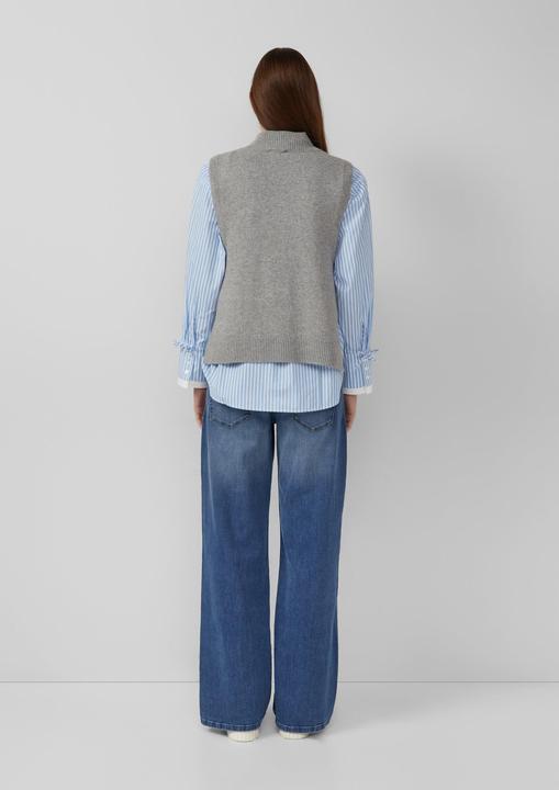 Actual product image s.Oliver Strickpullover Weicher Strickpullunder mit Stehkragen (40)