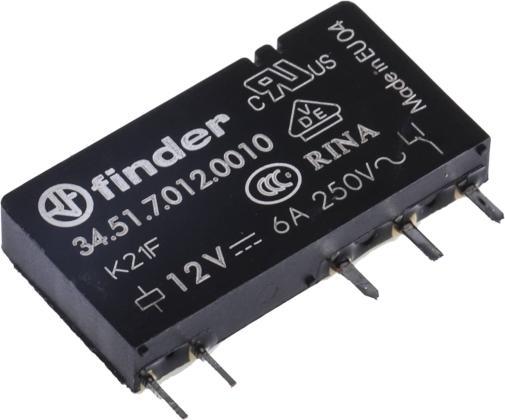 Actual product image Finder Interface 34 series 12Vdc relay