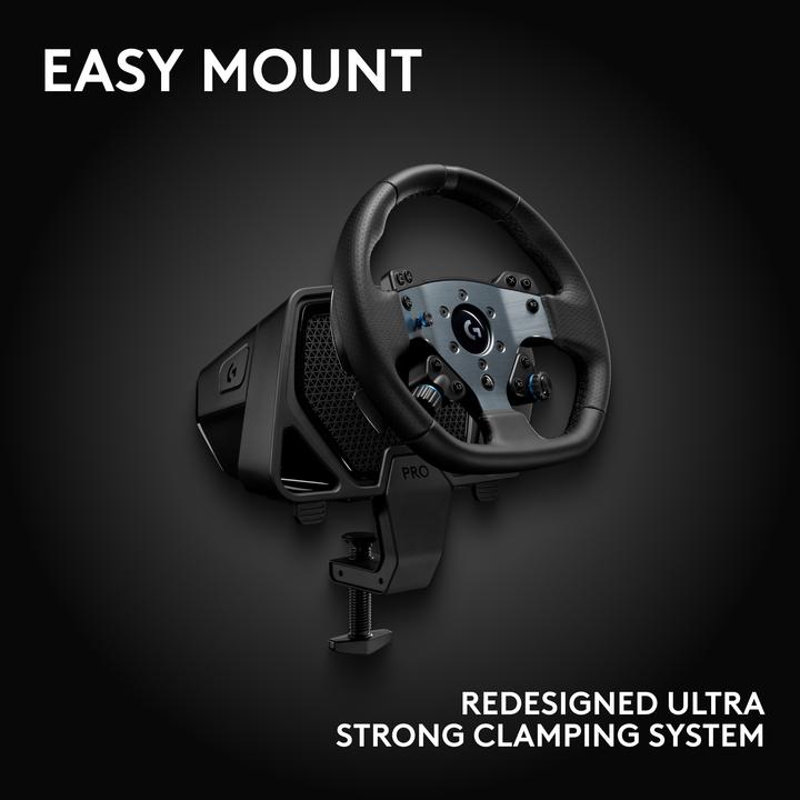 Actual product image Logitech G PRO Wheel - BLACK - PLUGE - EMEA (PS5, PC, PS4)