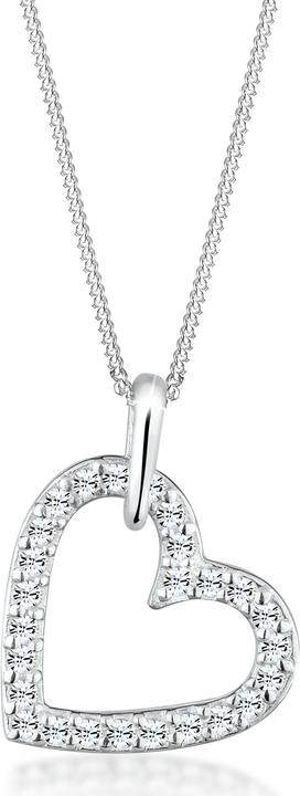 Produktbild Elli Herz Anhänger (925 Silber, 45 cm)