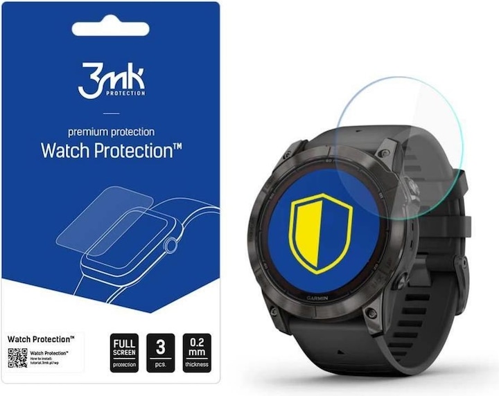 Produktbild 3MK FlexibleGlass Watch Garmin Fenix 7X Pro Solar Szkło Hybrydowe