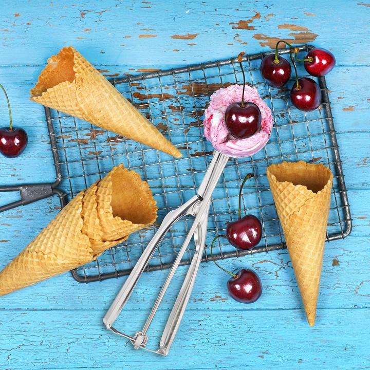 Image du produit Relaxdays Cuillère pour glace et fruits, inox (Boules de glace)