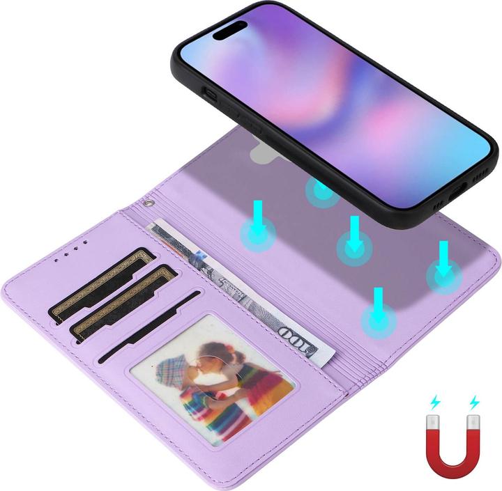 Produktbild Cover-Discount Teilbare Brieftasche 2-in-1 Handyhülle (Apple iPhone 17)