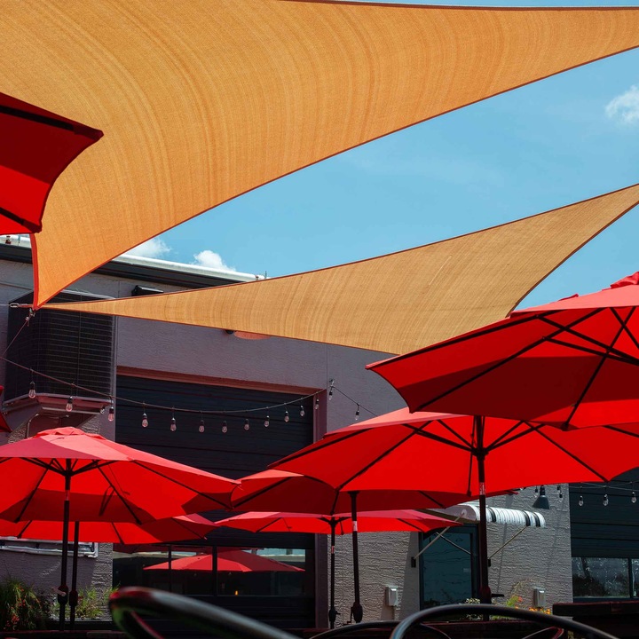 Actual product image Toboli Awning Sun Sail Triangle 3x3x4.2m Windproof Sun Protection UV 30+, Garden Terrace Balcony