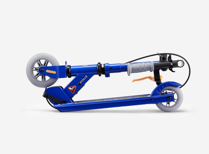 Actual product image Oxelo Scooter Pedal scooter kids with brake - Play 5 blue/orange