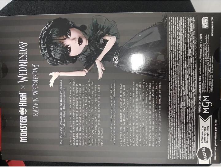 Actual product image Monster High Wednesday - Raven Dress