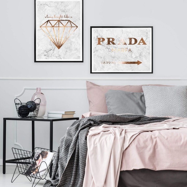 Produktbild Trenddeko Kupferoptik - Prada Marfa (50 x 40 cm)