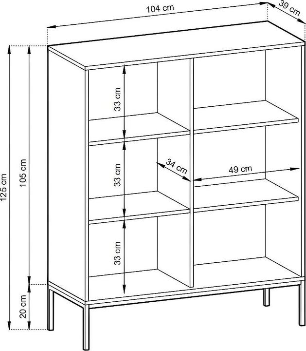 Image du produit Pascal Morabito Liouba (104 x 32 x 125 cm)