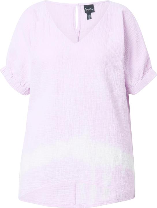 Immagine prodotto Ulla Popken Maglia in mussola dal taglio oversize con scollo a V e mezze maniche (54)