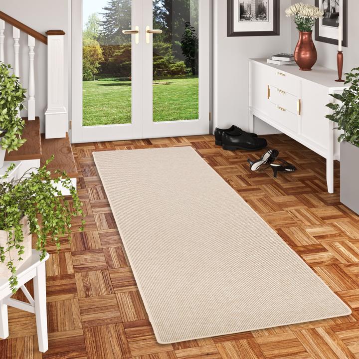 Actual product image Snapstyle Nature Sisal Look Carpet Taff Runner (100 x 100 cm)