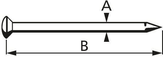 Produktbild Suki Nagel Linsenkopf 2x23mm (70 Stück, 23 mm)