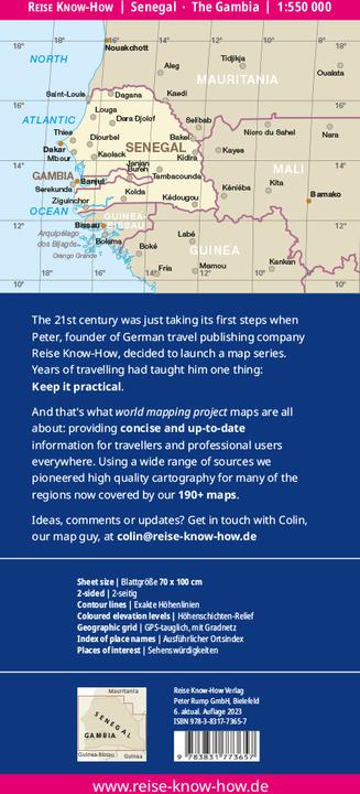 Produktbild World Mapping Project. Senegal,Gambia