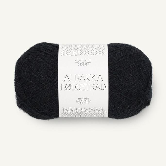 Actual product image Sandnes Garn col. 1099 svart approx. 400 m 50 g (400 m)