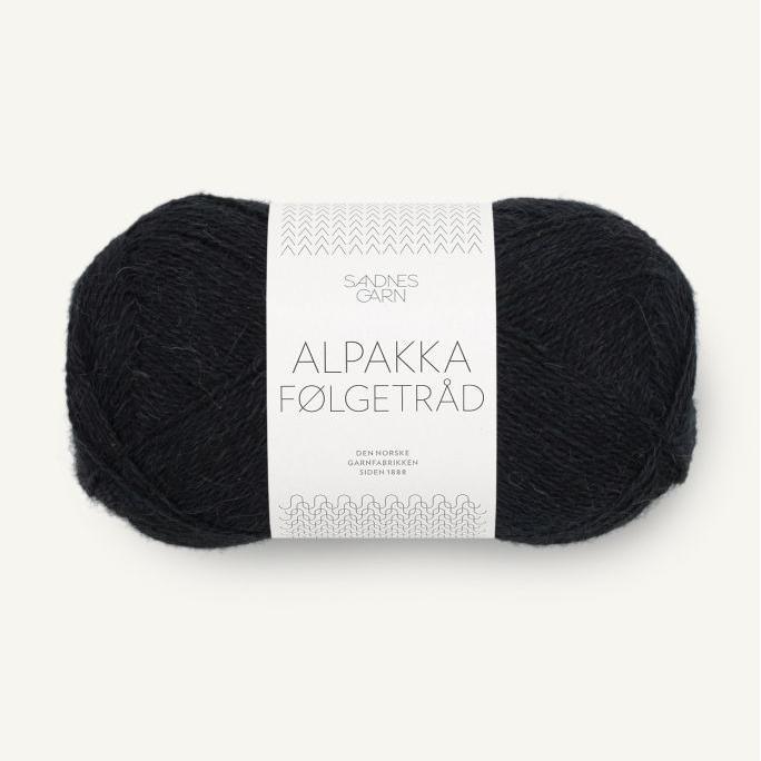 Thumbnail - Sandnes Garn col. 1099 svart ca. 400 m 50 g, Garn + Wolle, Schwarz