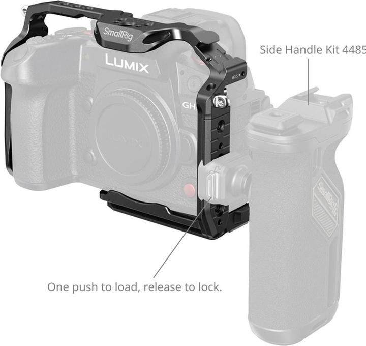 Produktbild SmallRig HawkLock Quick Release Cage for Panasonic LUMIX GH7 / GH6 4824 (Cage)