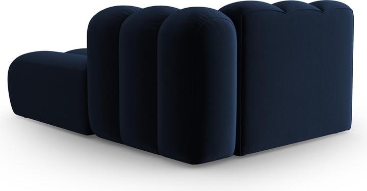Image du produit Micadoni Velours Méridienne Droite, "Lupine", 2 Places, 117x177x70Fabriqué en Europe (Recamière)