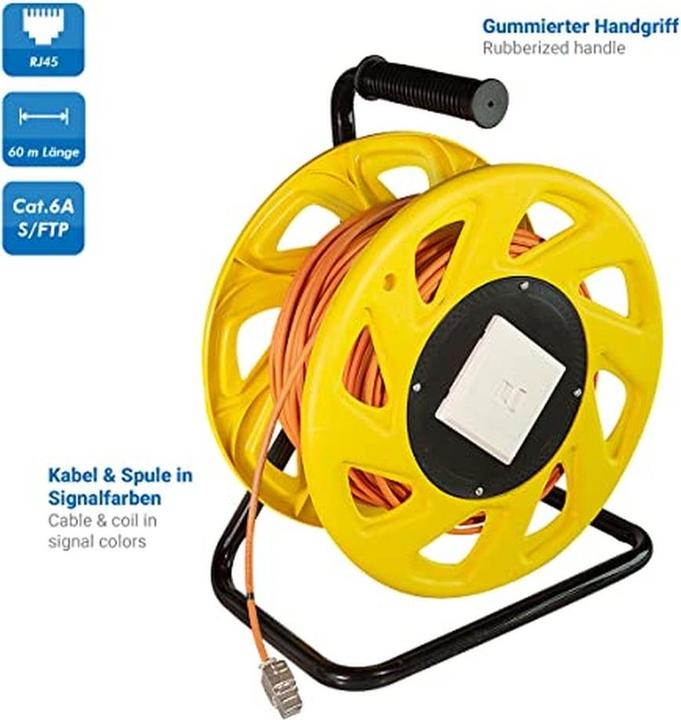 Actual product image LogiLink Network cable (S/FTP, CAT6a, 60 m)