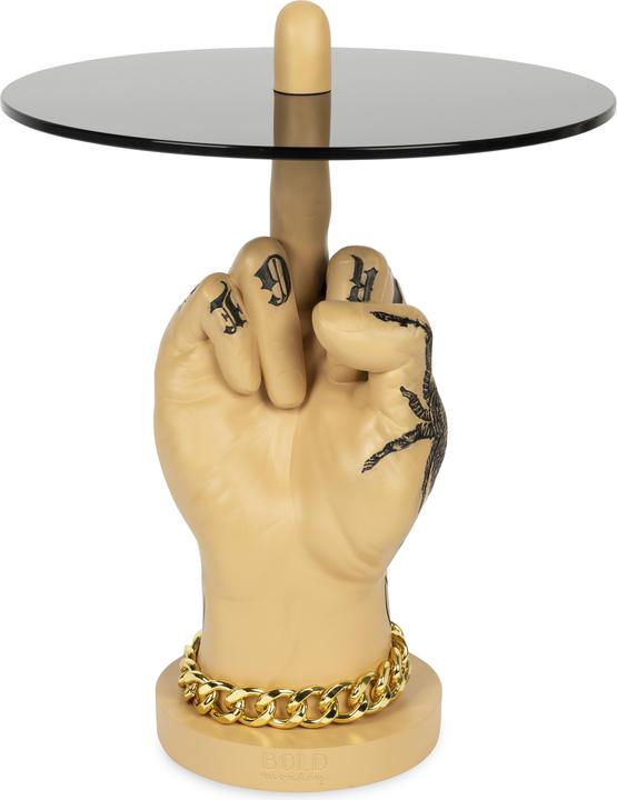 Actual product image Bold Monkey Fother Mucker side table lion