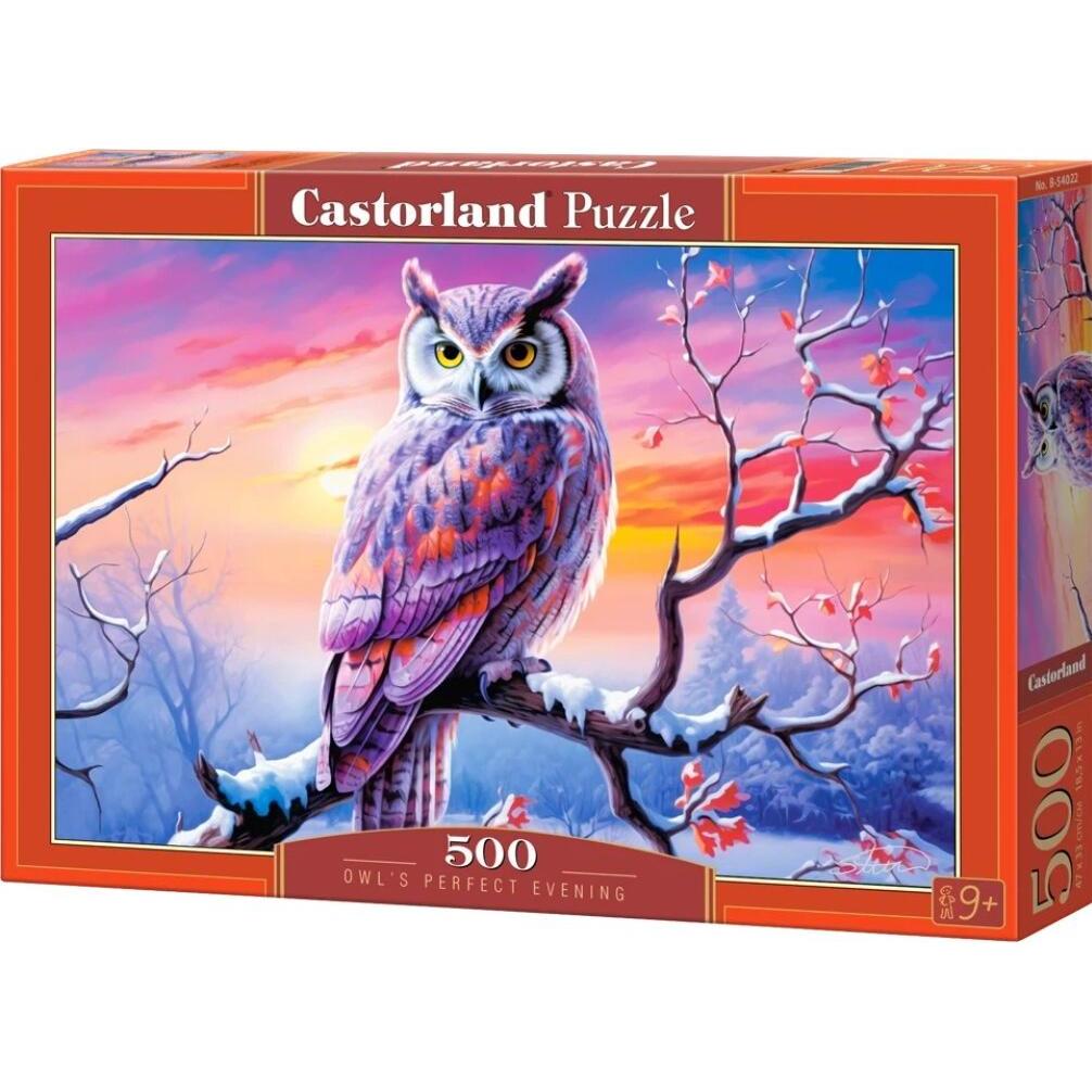 Castorland Puzzle 500 pieces Owl's Perfect Evening (500 Teile)