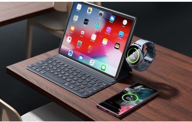 Actual product image Joyroom JR-WQS01 4-in-1 Foldable Charging Station (Type-C Version) (7.50 W)