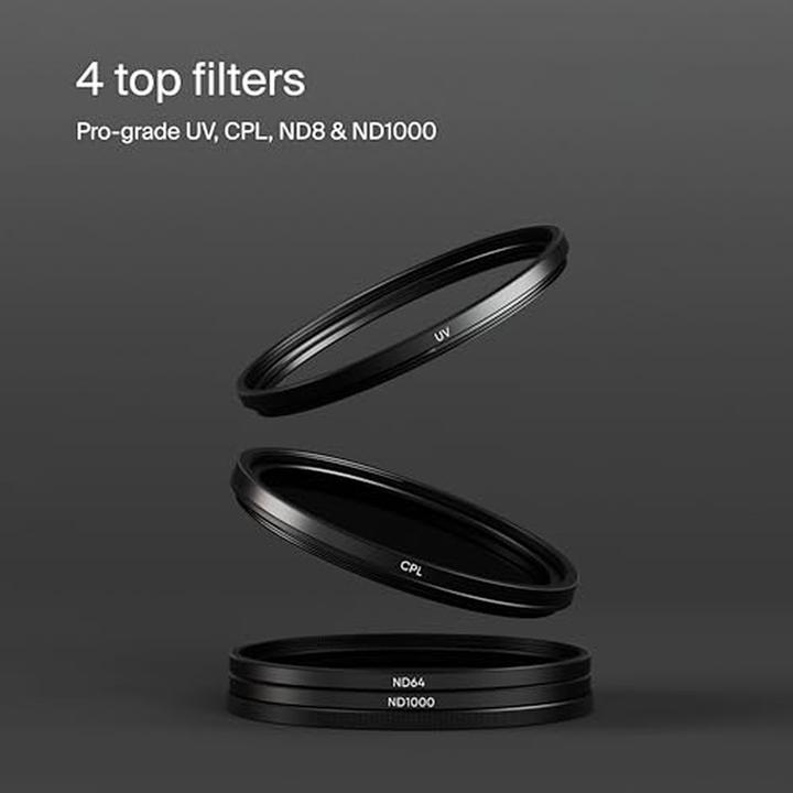 Produktbild Urth 77mm UV, Circular Polarizing (CPL), ND8, ND1000 Lens Filter Kit (Plus+) (77 mm, UV-Filter, 77 mm)
