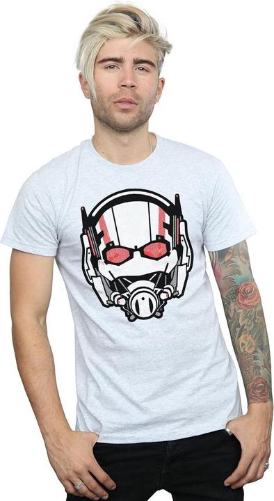 Actual product image Mens Ant-Man Helmet Cotton T-Shirt (XXL)