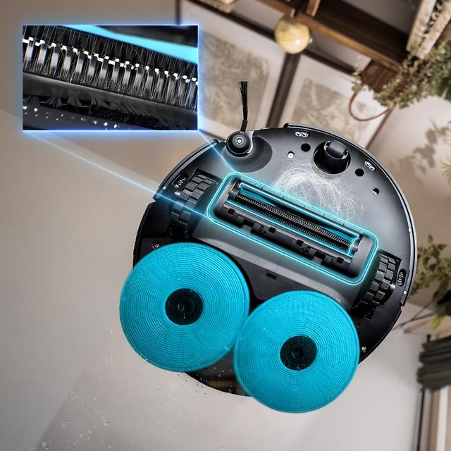 Actual product image Cecotec Conga X100 Robot Vacuum Cleaner (20000 Pa, Wiping pads (rotating))