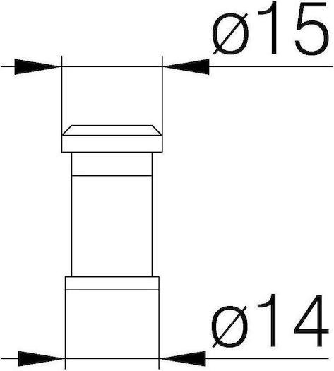 Produktbild Magni DENI Türspion D14 mm,Blickfeld180G Mess.pol. (Digital)