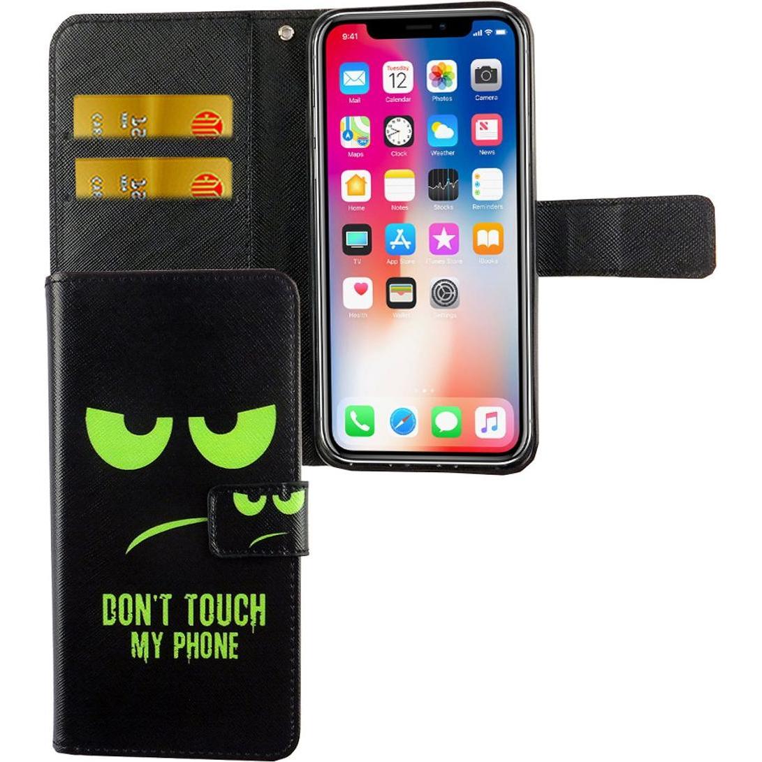 König Design Hülle Handy Schutz für Apple iPhone XS Case Cover Tasche Wallet Etui Handyhülle (Apple iPhone XS), Smartpho...