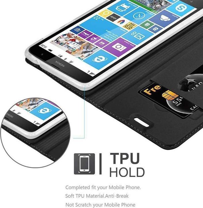 Actual product image Cadorabo Book Classy Style Cover (Nokia Lumia 1320)