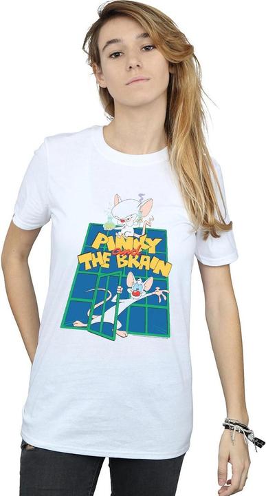Immagine prodotto Animaniacs Pinky And The Brain Laboratory Maglietta Ampia Donna (4XL)