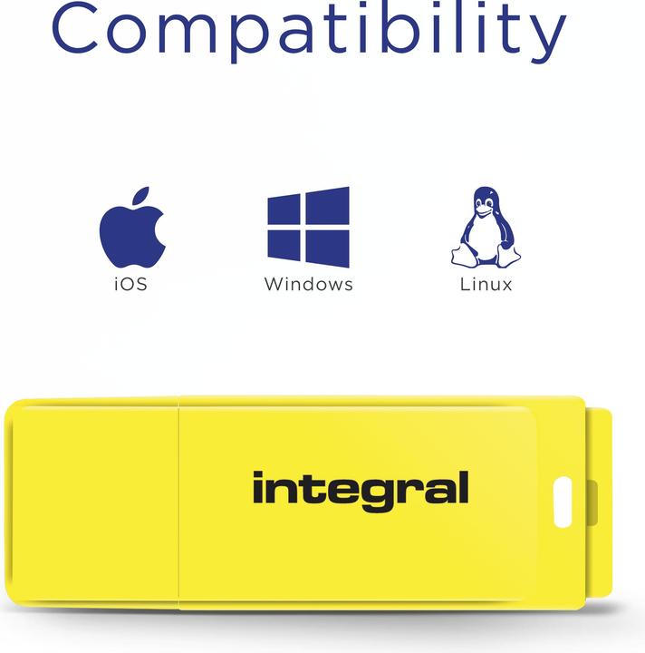 Image du produit USB2.0 DRIVE NEON Clé USB USB type A 2.0 (32 Go, USB-A)