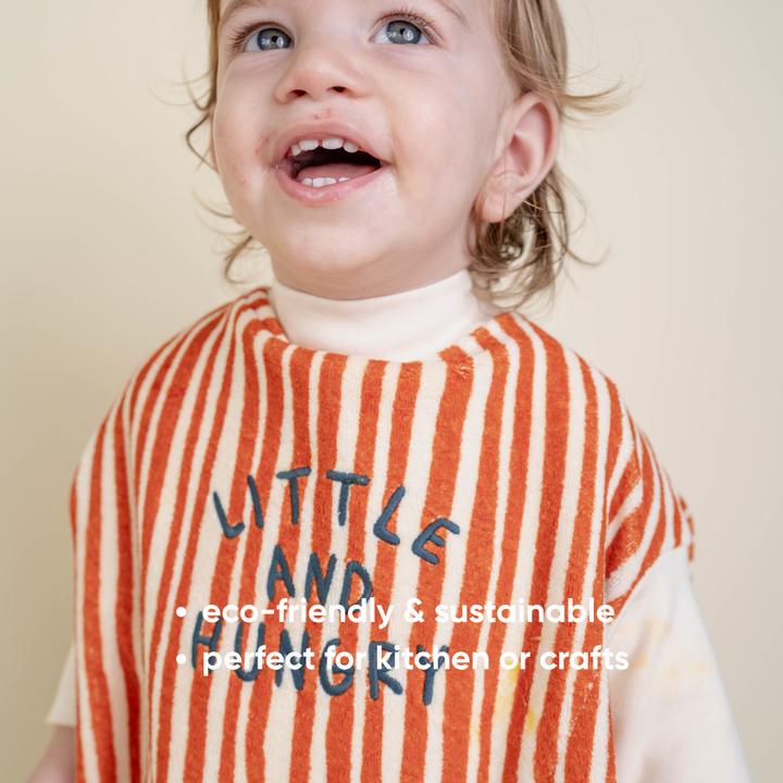 Actual product image Little Casimir Lätzchen mit Ärmeln – wasserdicht, saugfähig & verstellbar, für Babys 6M-4J (6 months)