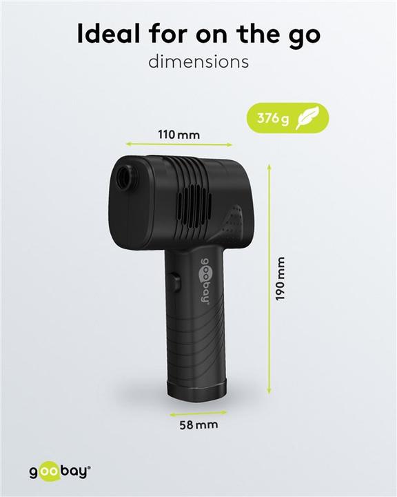 Actual product image Goobay Electric dust blower
