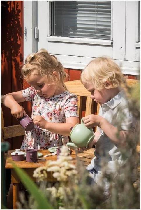 Actual product image dantoy Green Garden Tea Set (4782)