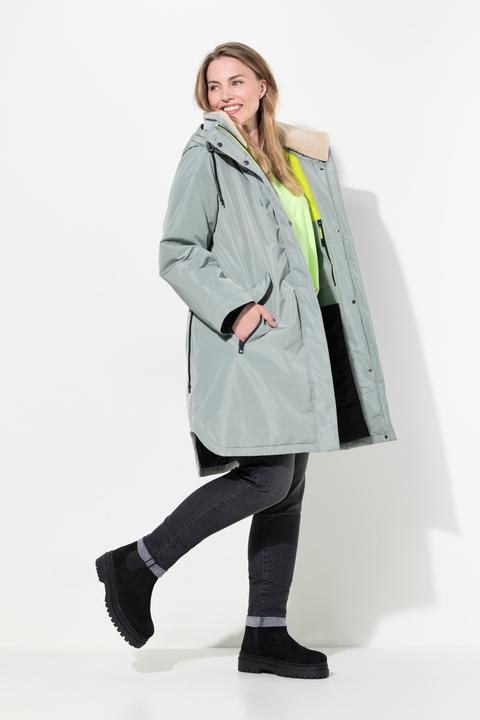 Produktbild Laurasøn Lange Funktionsjacke, Kapuze, 2-Wege-Zipper (XXL)