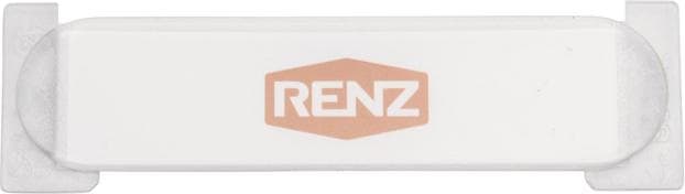 Actual product image Renz Plastic transport name plate 97-9-82250 for RSA with insert