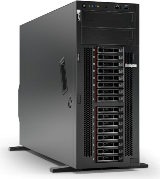 Produktbild Lenovo ThinkSystem ST550 (Intel Xeon Silver 4208, 16 GB, Tower Server)