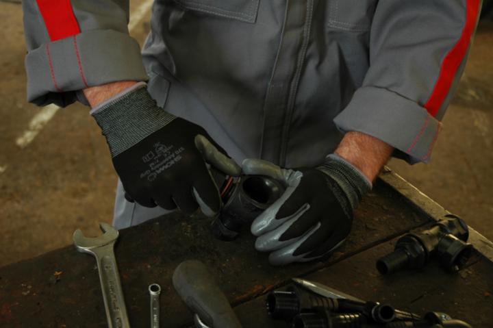 Actual product image Showa Nylon-Strickhandschuh (L)