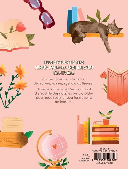 Produktbild Book lover : plus de 700 stickers : cute 'n' cosy stickers (700 Sticker)