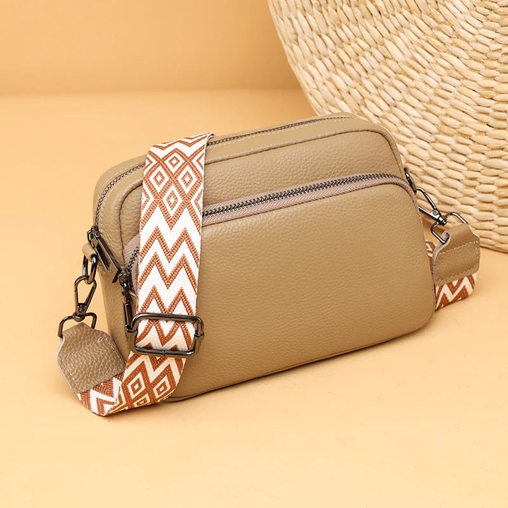 Produktbild Only-Bags.Store Echtes Leder Crossbody Tasche Schultertaschen Handtasche