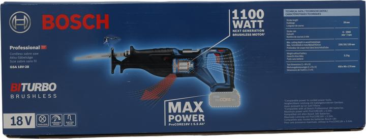 Actual product image Bosch Professional GSA 18V-28