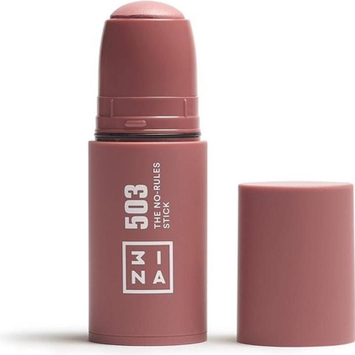 Immagine prodotto 3INA MAKEUP The No Rules Stick 503 Nude Blush Stick Matte con Acido Ialuronico Crema Blush per (503 - Nudo)