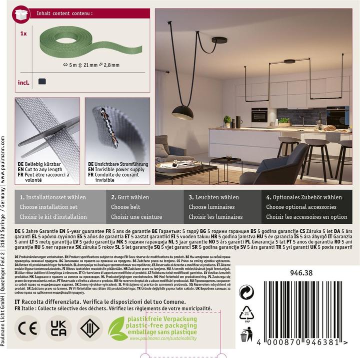 Produktbild Paulmann Gurt-System ULine Gurt