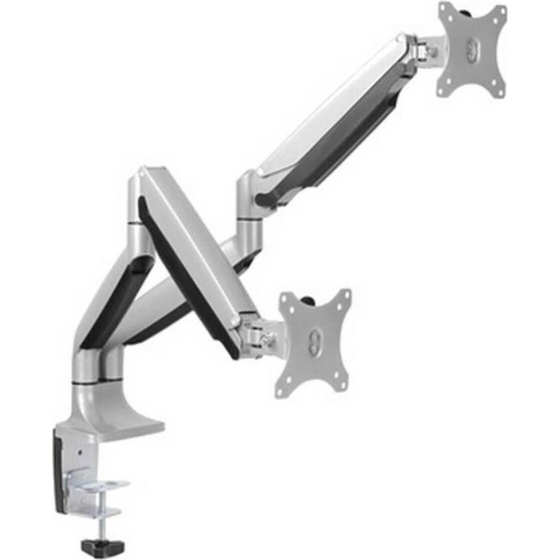 Tooq Technology SOPORTE MESA MONITOR DB3132TNR-S 13-32" 2 PANTALLAS MAX 9KG POR BRAZO (Tavolo, 32", 9 kg), Supporto per monitor, Argento